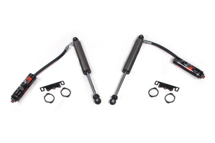 BDS Suspension - BDS Suspension Give your Chevy Silverado or GMC Sierra 1500 truck a race-winning technology upgrade to improve damping in any terrain with FOX Performance Elite Series 2.5 rear shocks with Dual Speed Compression (DSC) Reservoir Adjusters. Designed to f
