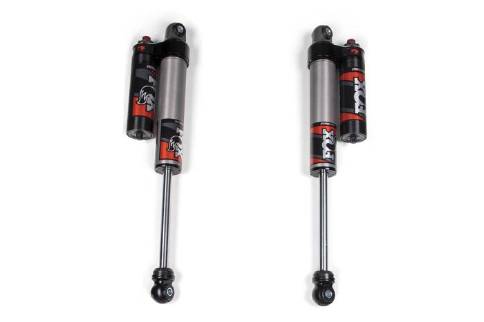 BDS Suspension - BDS Suspension Give your Chevy Silverado or GMC Sierra 2500HD truck a race-winning technology upgrade to improve damping in any terrain with FOX Performance Elite Series 2.5 rear shocks with Dual Speed Compression (DSC) Reservoir Adjusters. Designed to