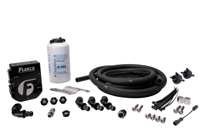 Fleece Performance - Fleece Performance 03-18 Dodge Cummins Auxiliary Fuel Filter Kit - FPE-34783