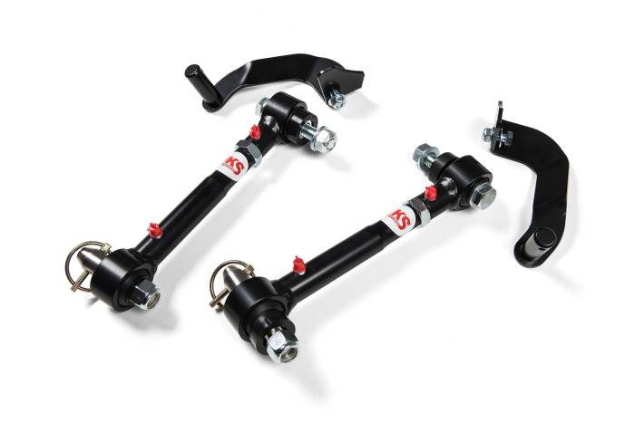 BDS Suspension - BDS Suspension Enhance your Jeep Wrangler JL or Gladiator JT's articulation up to 30% with JKS Quicker Disconnect Sway Bar End Links. Designed for JL or JT Jeeps with 2.5"-6" lift, JKS Quicker Disconnect Sway Bar End Links feature quick-release pins th