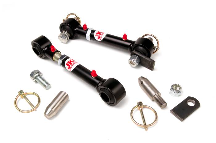 BDS Suspension - BDS Suspension JKS Quicker Disconnect sway bar end links fit 1976-1986 Jeep CJ5, CJ7 or CJ8 Wrangler YJ with 0-6" lift. Get up to 30% better articulation on uneven terrain. Quick-release pins make it easy to decouple your sway bar. The adjustable-lengt