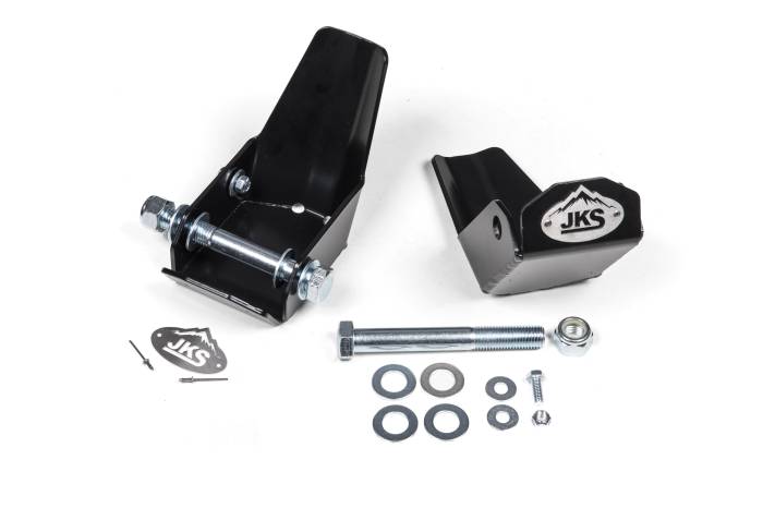 BDS Suspension - BDS Suspension Despite the impressive off-road capability of the new Ford Bronco, the position of the rear lower shock makes them very susceptible to damage. Add some much needed protection with the JKS Rear Lower Shock Skids. These 3/16" steel skids rein