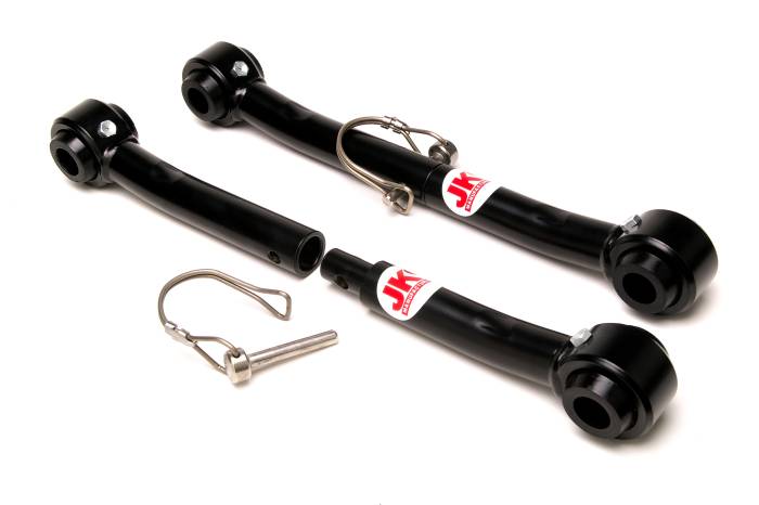 BDS Suspension - BDS Suspension JKS Quick Disconnect sway bar end links improve your 1987-1995 Jeep YJ Wrangler's articulation on uneven terrain. The non-adjustable, single pin, male-to-female slip-joint design allows for easy decoupling of your Jeep's front sway bar on v