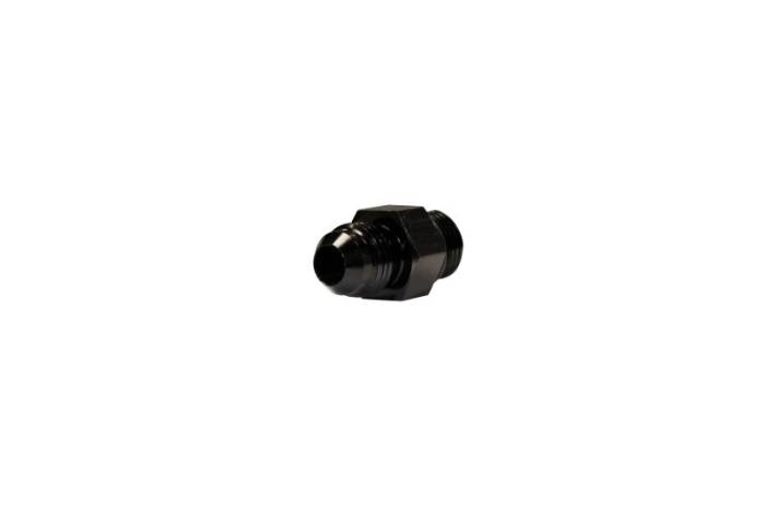 Fleece Performance - Fleece Performance Universal -6AN to 9/16in-18 Straight Male w/ O-Ring - Black - FPE-APT-916-06