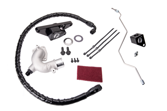 Fleece Performance - Fleece Performance 07.5-12 Dodge/RAM 2500/3500 6.7L Cummins Coolant Bypass Kit - FPE-CLNTBYPS-CUMMINS-0712