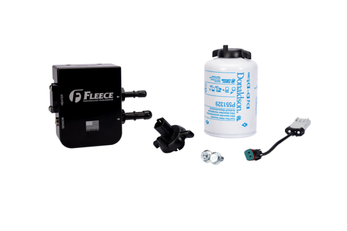 Fleece Performance - Fleece Performance 19-24 Ram 2500/3500 Cummins 6.7L Under Bed Fuel Filter Assembly - FPE-CUMM-UBFA-1924