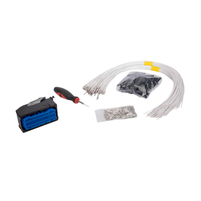 Fleece Performance - Fleece Performance 13-24 Dodge 2500-5500 6.7L Cummins 96 Pin (Blue) ECM Connector Repair Kit - FPE-HAR-CUMM-ECM-96-BL