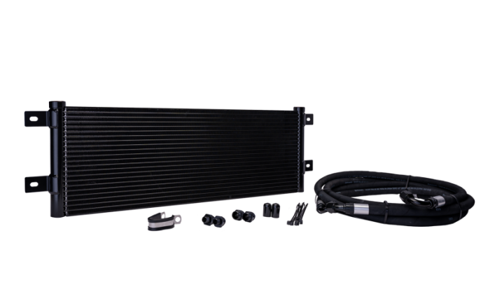 Fleece Performance - Fleece Performance 03-07 Dodge Ram 2500/3500 Transmission Cooler & Line Kit - FPE-TC-CUMM-0307
