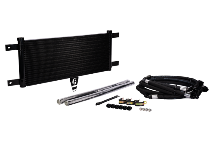 Fleece Performance - Fleece Performance 13-18 Ram 2500/3500 6.7L Cummins Transmission Cooler & Line Kit - FPE-TC-CUMM-1318