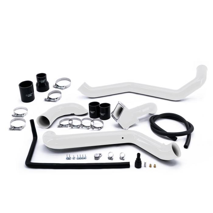 HSP Diesel - HSP Diesel 2011-2016 Chevrolet / GMC Intercooler Charge Pipe Bundle Polar White - 582-HSP-W
