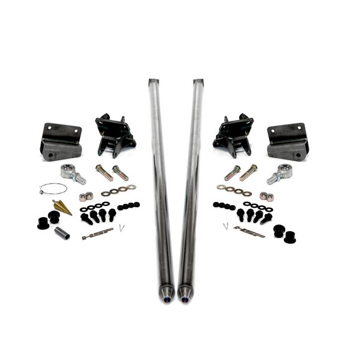 HSP Diesel - HSP Diesel 2011-2019 Chevrolet / GMC 58 inch Bolt On Traction Bars 4 inch Axle Diameter Raw - 535-1-HSP-RAW