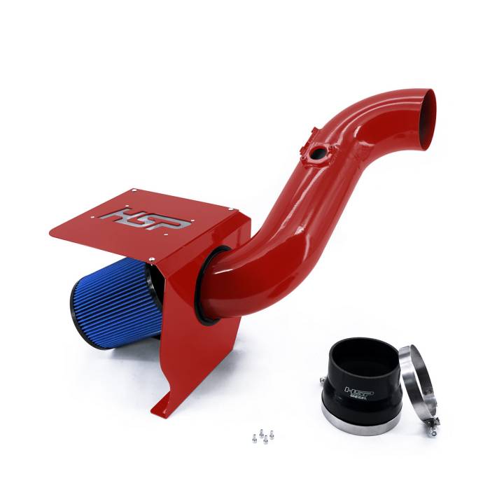 HSP Diesel - HSP Diesel 2013-2016 Chevrolet / GMC Cold Air Intake Flag Red - 502-2-HSP-BR