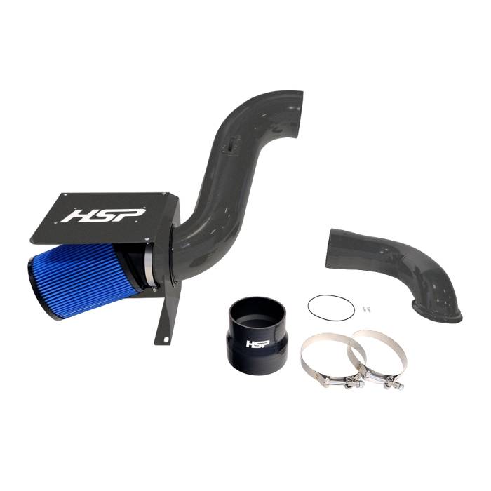 HSP Diesel - HSP Diesel 2007.5-2010 Chevrolet / GMC Cold Air Intake Bundle Dark Grey HSP Diesel - 481-HSP-DG