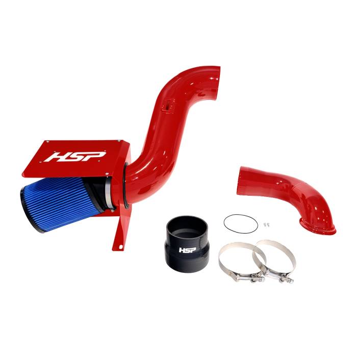 HSP Diesel - HSP Diesel 2007.5-2010 Chevrolet / GMC Cold Air Intake Bundle Blood Red HSP Diesel - 481-HSP-BR