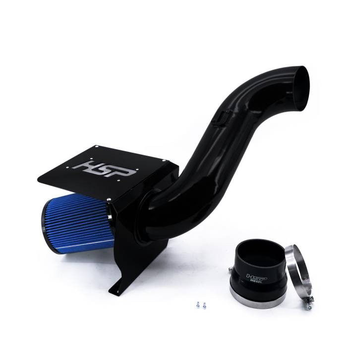 HSP Diesel - HSP Diesel 2007.5-2010 Chevrolet / GMC Cold Air Intake Silk Satin Black - 402-HSP-SB