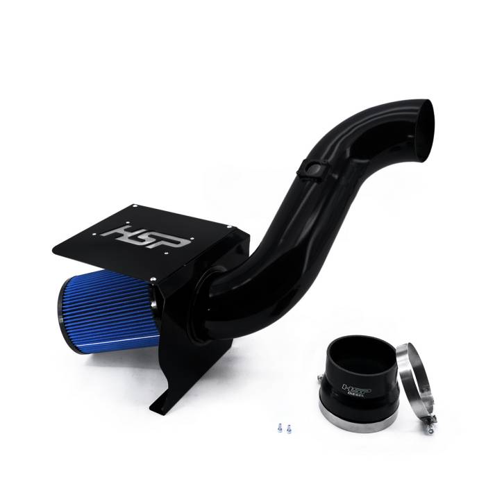 HSP Diesel - HSP Diesel 2006-2007 Chevrolet / GMC Cold Air Intake Silk Satin Black - 302-HSP-SB