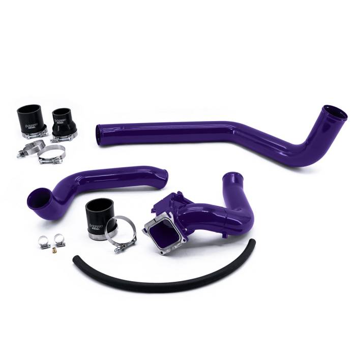 HSP Diesel - HSP Diesel 2004.5-2005 Chevrolet / GMC Intercooler Charge Pipe Bundle Illusion Purple - 282-HSP-CP
