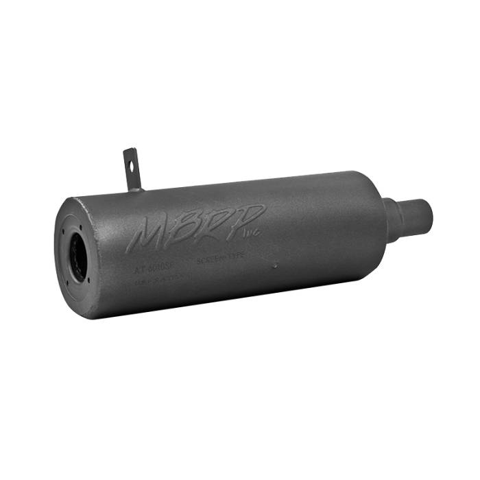 MBRP - MBRP 2002 Arctic Cat 375/400/500 Slip-On Combo Exhaust w/Utility Muffler - Black - AT-6700SP
