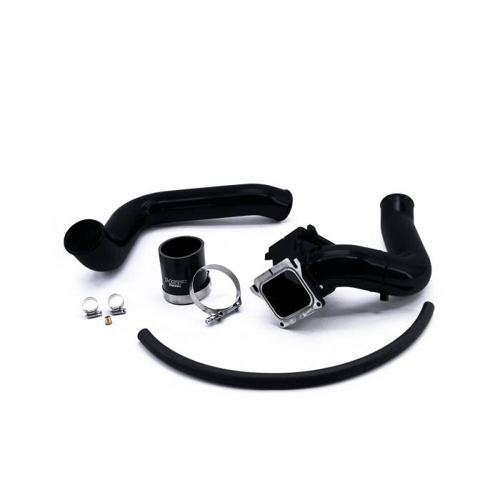 HSP Diesel - HSP Diesel 2004.5-2005 Chevrolet / GMC Max Flow Bridge and Cold Side Silk Satin Black - 204-HSP-SB