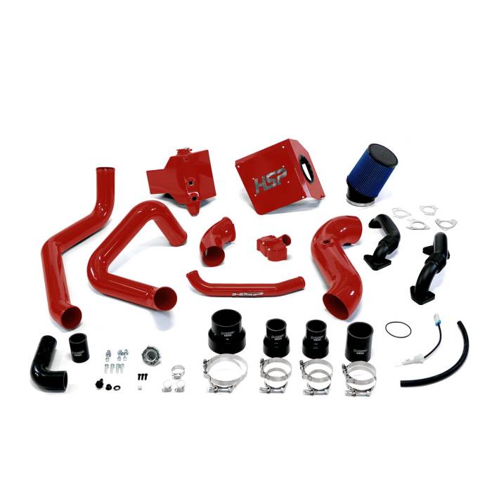 HSP Diesel - HSP Diesel 2003-2004 Chevrolet / GMC Deluxe Max Air Flow Bundle Flag Red - 184-HSP-BR