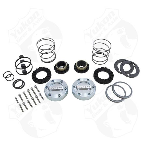 Yukon Gear & Axle - Yukon Gear Hardcore Locking Hub Set For Dana 44 / GM & Ford 1/2 & 3/4 Ton / 19 Spline - YHC70006