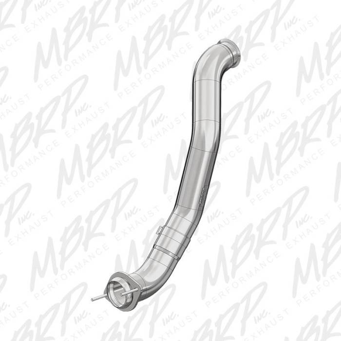 MBRP - MBRP 08-10 Ford 6.4L Powerstroke 4in Turbo Down-Pipe Aluminized - FALCA455