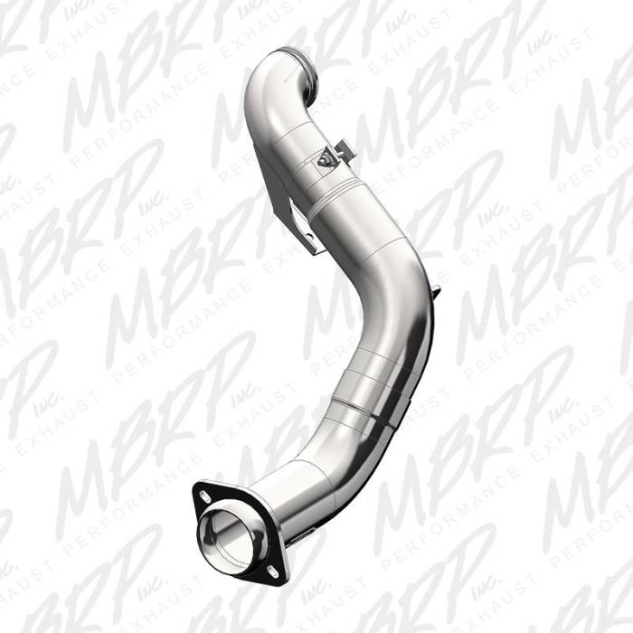 MBRP - MBRP 2015 Ford 6.7L Powerstroke (Cab & Chassis Only) 4in Turbo Down-Pipe T409 Aluminized - FALCA460