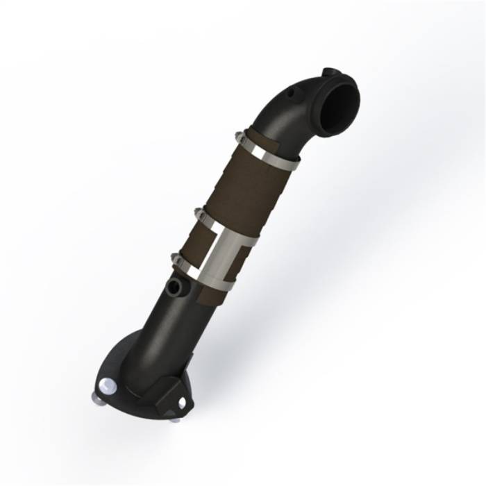MBRP - MBRP 15-16 Chevy/GMC 6.6L Duramax 3in Down Pipe (For 3 Bolt Flange Style Connection) - GMCA428