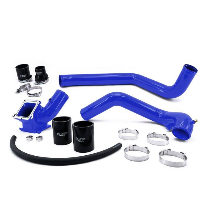 HSP Diesel - HSP Diesel 2006-2010 Chevrolet / GMC Intercooler Charge Pipe Bundle Illusion Blueberry - 082-HSP-CB