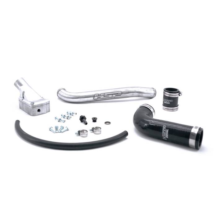 HSP Diesel - HSP Diesel 2001-2005 Chevrolet / GMC Billet Forward Facing Thermostat Housing Kit Raw - 040-HSP-RAW