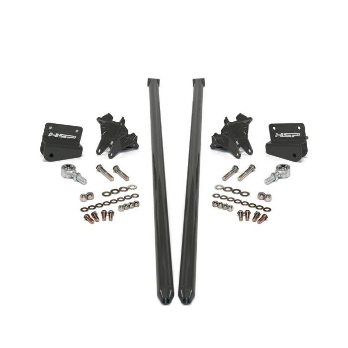HSP Diesel - HSP Diesel 2001-2010 Chevrolet / GMC 75 inch Bolt On Traction Bars 3.5 inch Axle Diameter Kingsport Grey - 035-3-HSP-DG