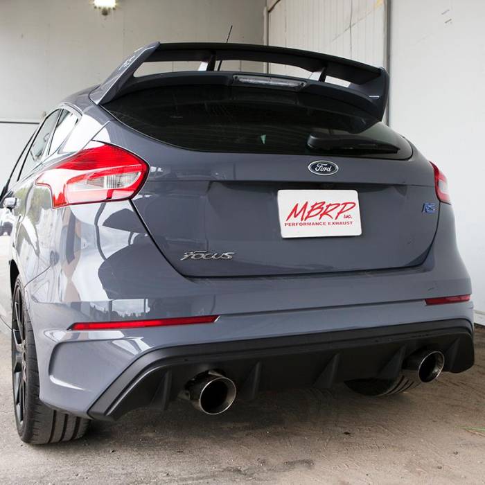 MBRP - MBRP 2016+ Ford Focus RS 3in Aluminized Dual Outlet Cat-Back Exhaust - S4203AL