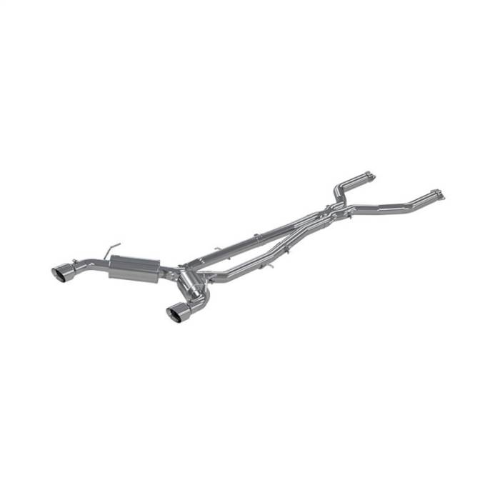 MBRP - MBRP 16-22 Infiniti Q50 3.0L FWD/AWD 3in Cat Back w/ 4.5in OD Tips - T304 - S4400304