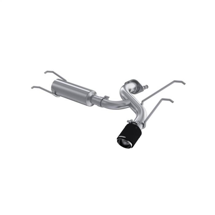 MBRP - MBRP 16+ Mazda MX-5 Miata Single Rear Exit 2.5in Axle Back w/ Carbon Fiber Tips - T304 - S44523CF