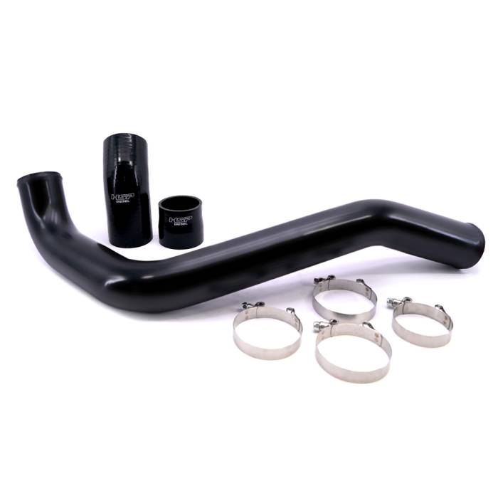 HSP Diesel - HSP Diesel 2017-2019 Chevrolet / GMC L5P Hot Side Tube Silk Satin Black - 600-1-HSP-SB