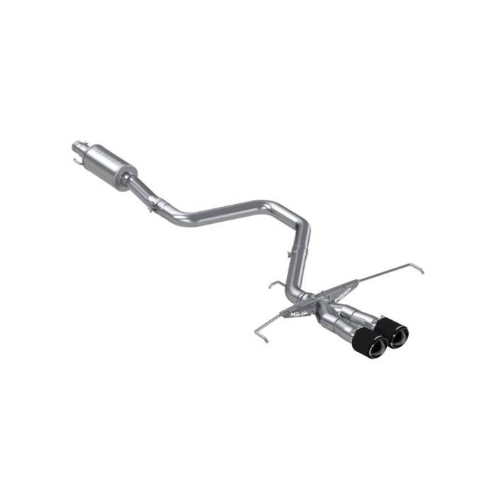 MBRP - MBRP 2019+ MBRP Hyundai Veloster Turbo Cat Back - T304 Stainless - Carbon Fiber Tip - S47053CF
