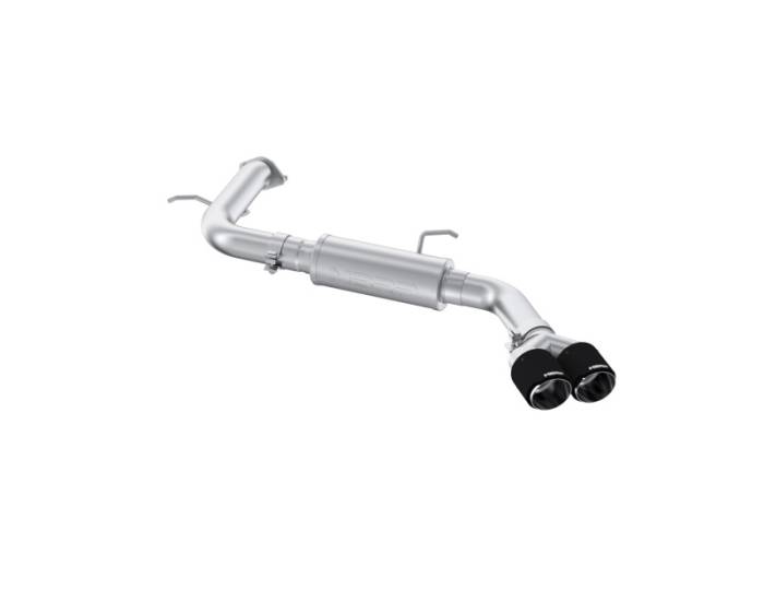 MBRP - MBRP 21-24 Hyundai Hyundai T304 Stainless Steel 3in Axle-Back Rear Exit W/Dual Carbon Fiber Tip - S47123CF