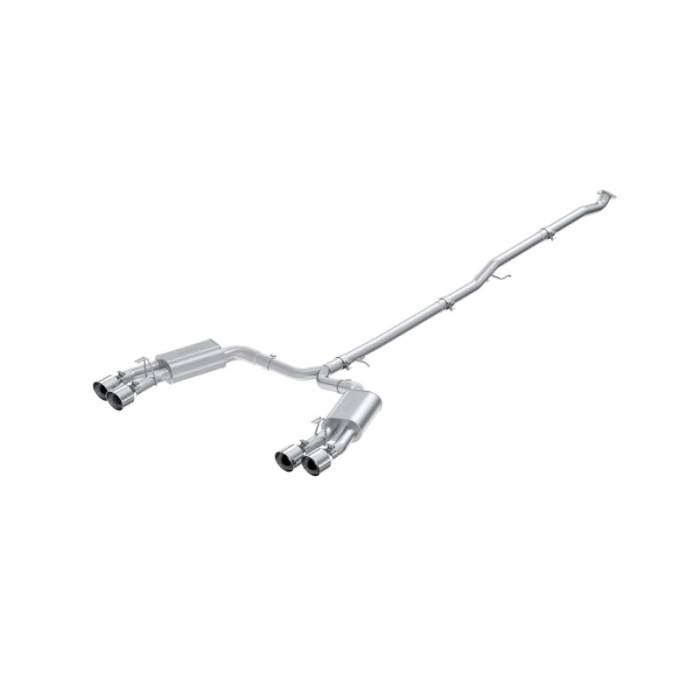 MBRP - MBRP 21-23 Hyundai Sonata N Line 2.5L Turbo Aluminized Steel 2.5in Cat-Back w/ Quad Tips - S4715AL