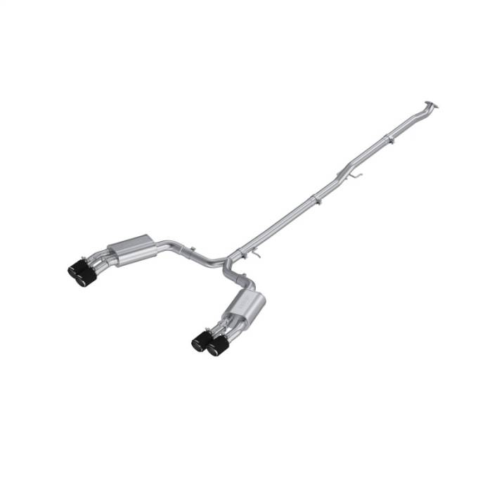 MBRP - MBRP 21-24 Kia K5, GT 2.5L Turbo T304SS 2.5in Cat-Back w/ Carbon Fiber Quad Tips - S47163CF