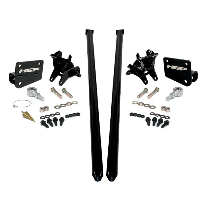 HSP Diesel - HSP Diesel HSP Traction Bars For 2017.5-2022 Ford Powerstroke 6.7 Liter F350 SRW Regular Cab Long Bed-Ink Black - P-435-4-1-HSP-GB