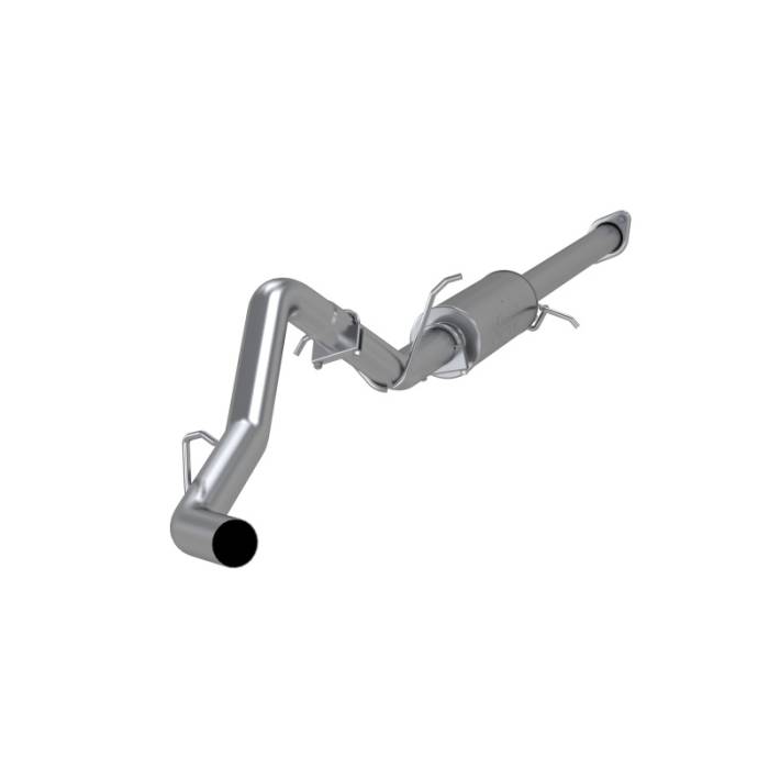 MBRP - MBRP 2007-2008 Chev/GMC 1500 CC EC 6ft6in bed 4.8/5.3L 3in Cat Back Single Side AL P Series Exhaust - S5036P