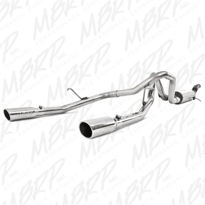 MBRP - MBRP 09-11 Chev/GMC Colorado/Canyon 5.3L V8 EC/CC-SB Cat Back Dual Split Rear Exit T409 - S5074409