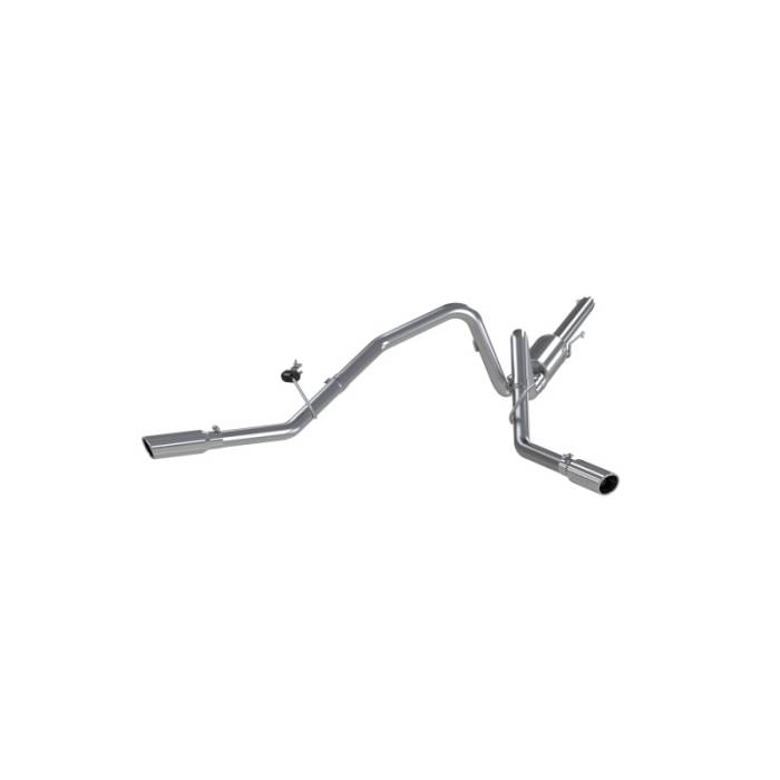 MBRP - MBRP 2004-2008 Ford F150 4.6/5.4L EC/CC-SB Cat Back Dual Split Side - S5204AL