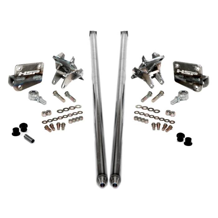 HSP Diesel - HSP Diesel HSP Traction Bars For 2011-2017 Ford Powerstroke 6.7 Liter F250 F350 SRW Extended Cab Short Bed-RAW - P-435-1-2-HSP-RAW