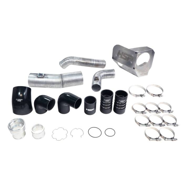 HSP Diesel - HSP Diesel HSP Intake And Intercooler Bundle Kit For 2020-2022 Ford Powerstroke F250/350 6.7 Liter-RAW - P-493-3-HSP-RAW