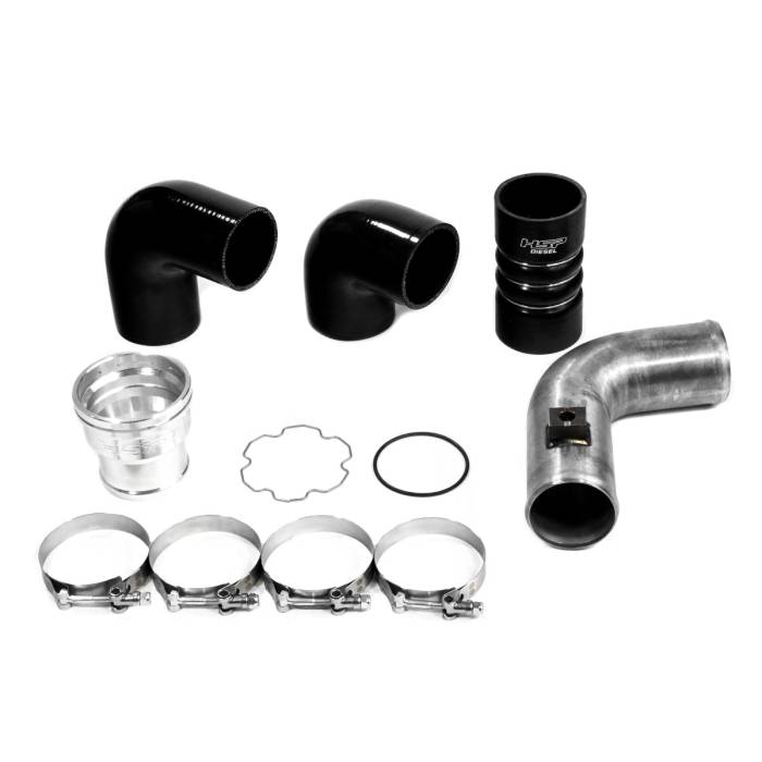 HSP Diesel - HSP Diesel HSP Replacement Cold Side Tube For 2011-2022 Ford Powerstroke F250/350 6.7 Liter-RAW - P-405-HSP-RAW