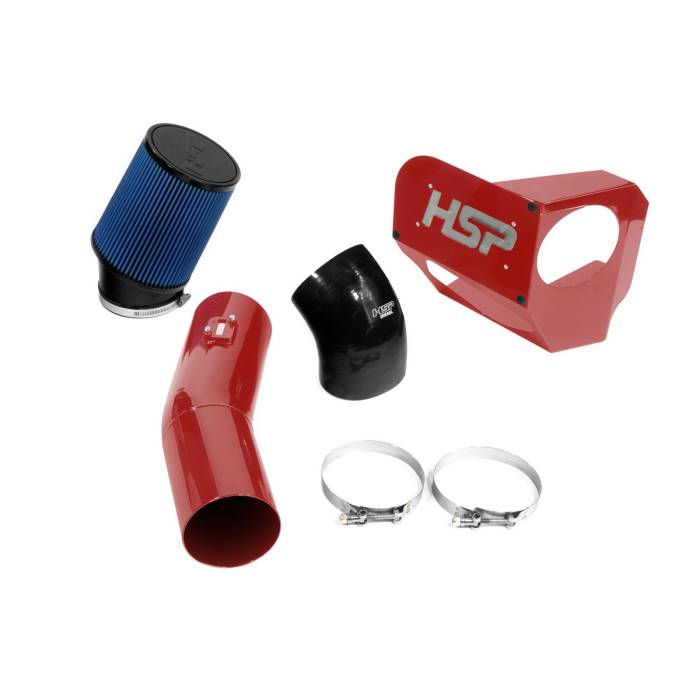 HSP Diesel - HSP Diesel HSP Cold Air Intake For 2020-2022 Ford Powerstroke F250/350 6.7 Liter-Flag Red - P-402-3-HSP-BR