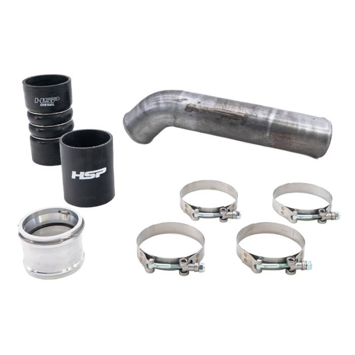 HSP Diesel - HSP Diesel HSP Replacement Hot Side Tube For 2011-2022 Ford Powerstroke F250/350 6.7 Liter-RAW - P-400-HSP-RAW