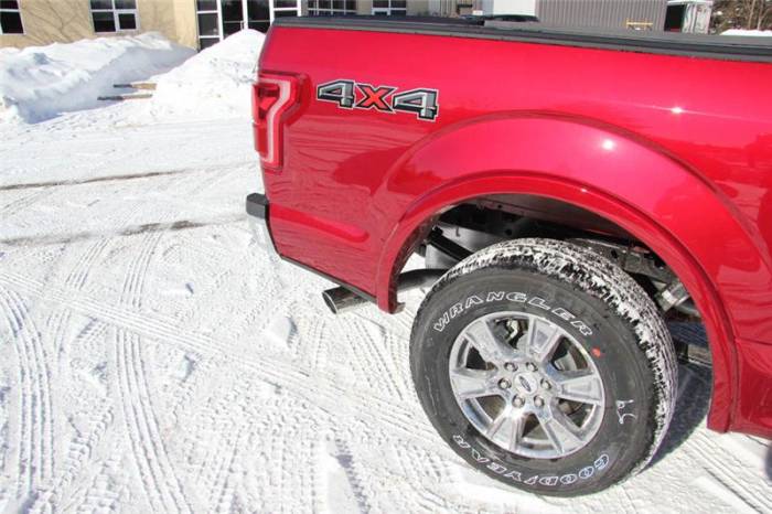 MBRP - MBRP 2015 Ford F-150 2.7L / 3.5L EcoBoost 3in Cat Back Single Side Black Exhaust System - S5253BLK