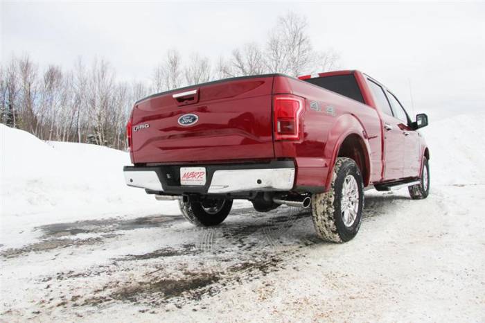MBRP - MBRP 2015 Ford F-150 5.0L 3in Cat Back Dual Split Side Exit AL Exhaust System - S5257AL